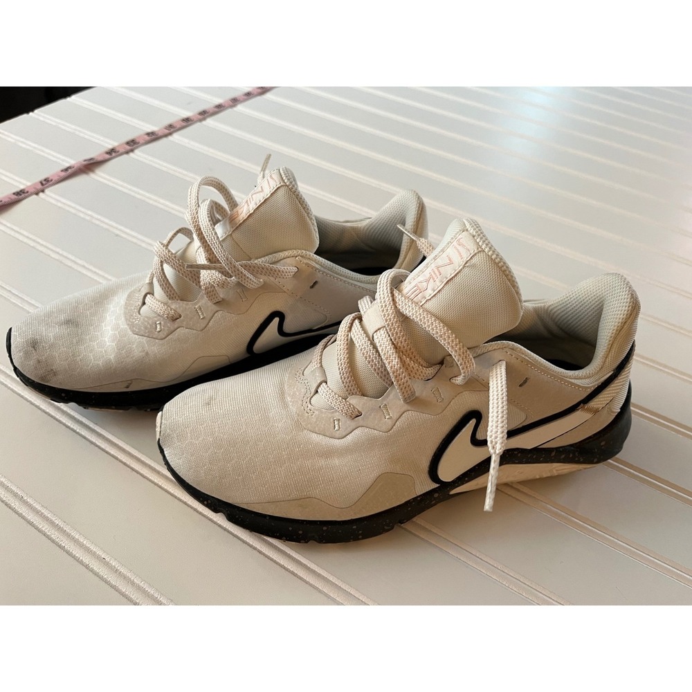 Nike Legend Essential 2 Womens Training Shoes Sail Black CZ3668-100 Size 8